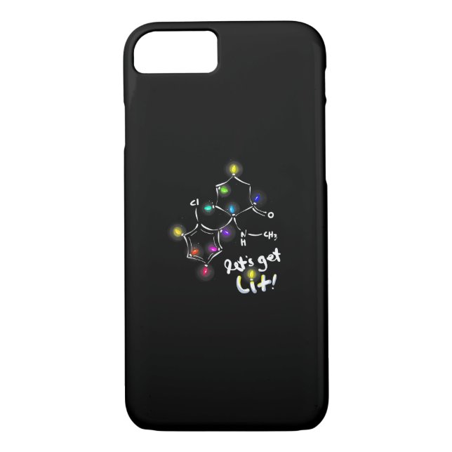 Let's Get Lit Christmas Ketamine Case-Mate iPhone Case (Back)