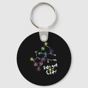 Let's Get Lit Christmas Ketamine Keychain