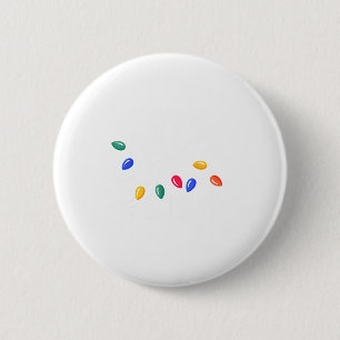 Let's Get Lit Christmas Lights  2 Inch Round Button
