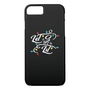 Let's Get Lit Christmas Lights Funny Christmas Let Case-Mate iPhone Case