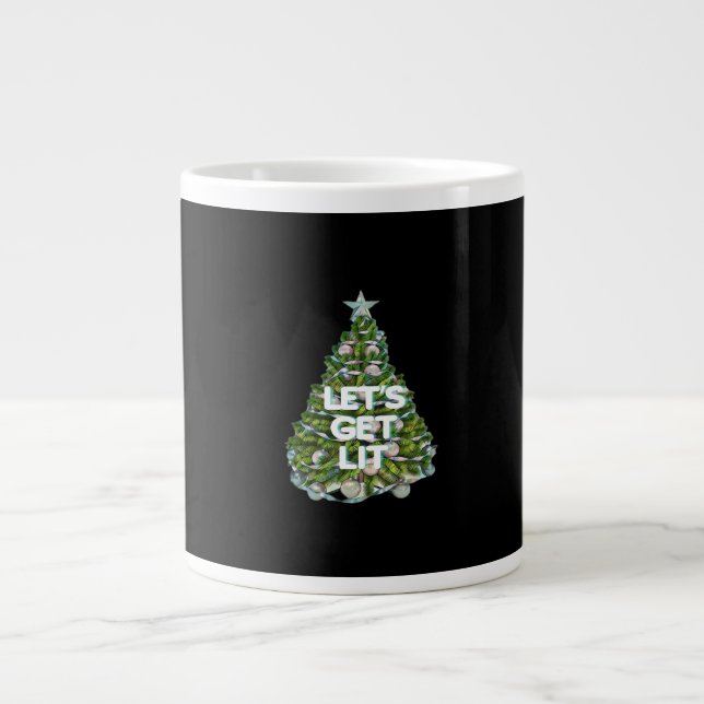 Let's Get Lit Classic Design Large Coffee Mug (Front)