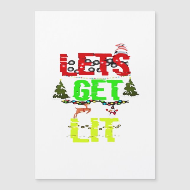Let's Get Lit Classic Funny Retro (Front)