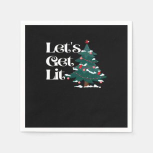 Let's Get Lit Classic Napkin