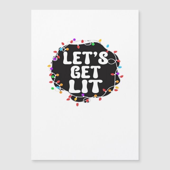 Let's Get Lit Classic Vintage Style (Front)