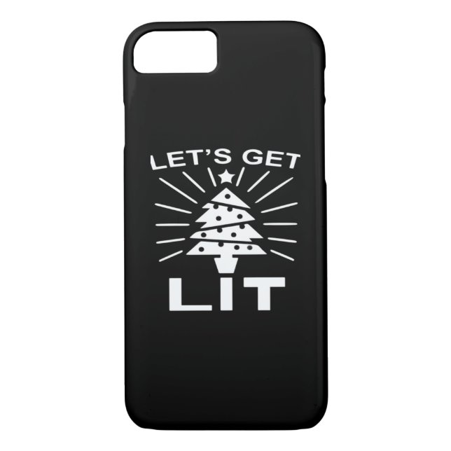 Let's Get Lit Essential Funny Classic Case-Mate iPhone Case (Back)