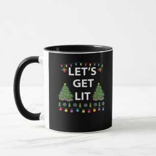 Let's Get Lit Essential Funny Quote Mug