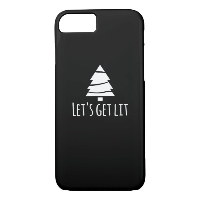 Let's Get Lit Essential Retro Style Case-Mate iPhone Case (Back)
