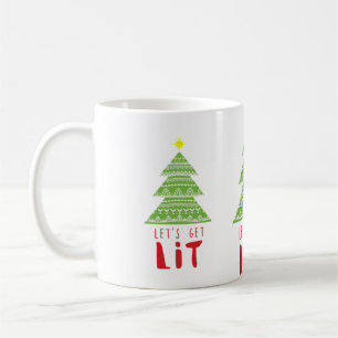 Let's Get Lit Essential Simple Graphic Coffee Mug