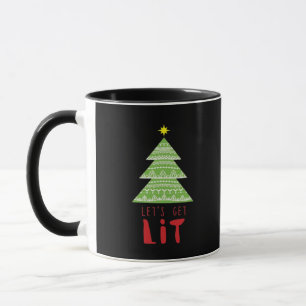 Let's Get Lit Essential Simple Graphic Mug