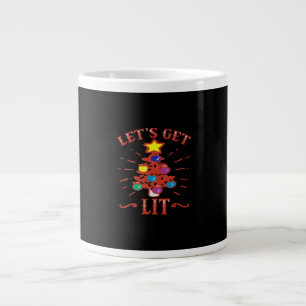 Let's Get Lit Essential Vintage Cool Large Coffee Mug