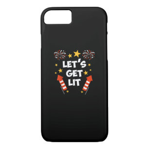 Let's Get Lit Fireworks English Teachers Get Lit Case-Mate iPhone Case