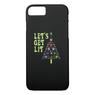 Let's Get Lit Funny Christmas Case-Mate iPhone Case