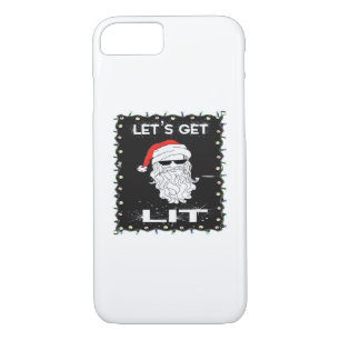 Let's Get Lit Funny Christmas Drinking Essential Case-Mate iPhone Case