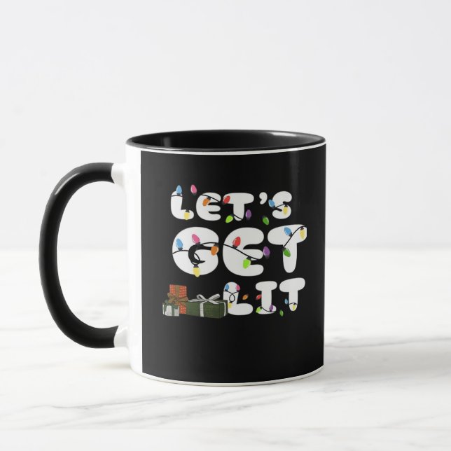 Let's Get Lit, Funny  Mug (Left)