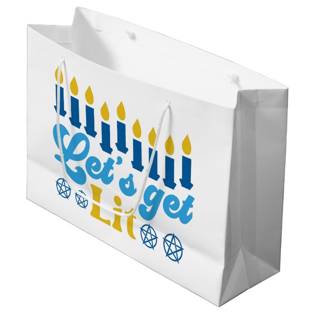 Let's Get Lit! Gift Bag (Front Angled)