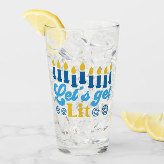 Let's Get Lit! Glass Tumbler