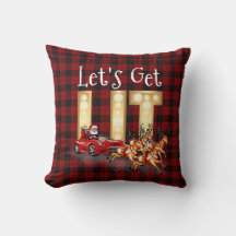 Lets Get LIT Santa Drives A Sports Car Buffalo Red