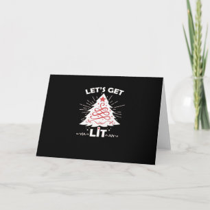 Let's Get Lit - White Essential Card