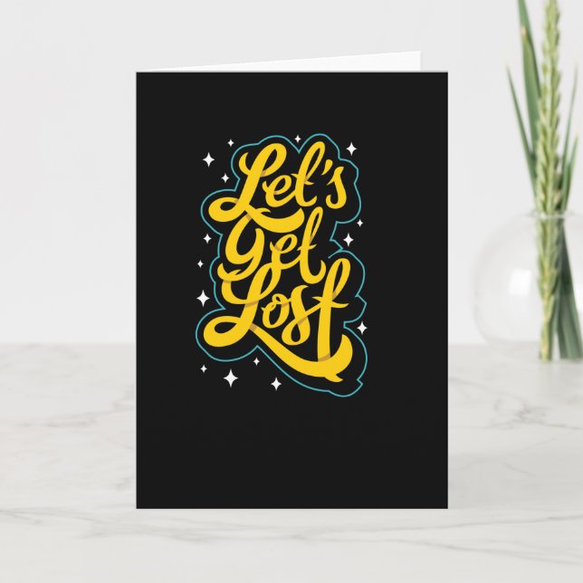 Let's get Lost Card (Front)