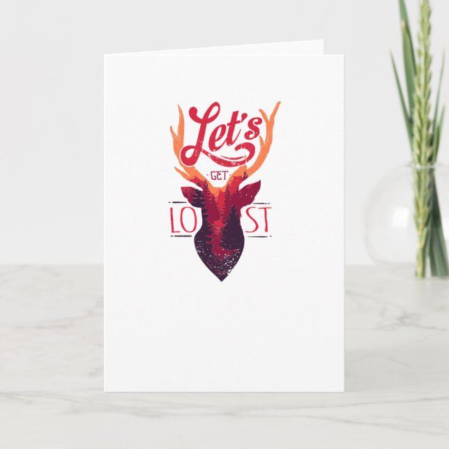 Lets get Lost Card (Front)