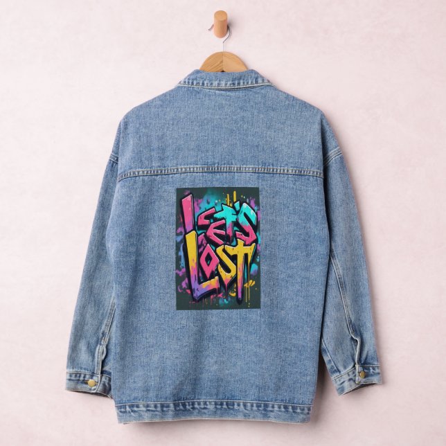 Let's Get Lost Denim Jacket (Hangar)
