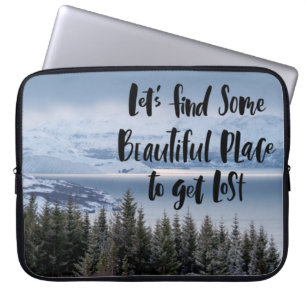 Let's Get Lost Laptop Sleeve