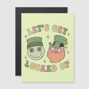 Let's Get Lucked Up - Funny Leprechaun Clover