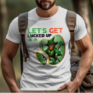 Let's Get Lucked Up - Shimmering Shamrock Ball T-Shirt