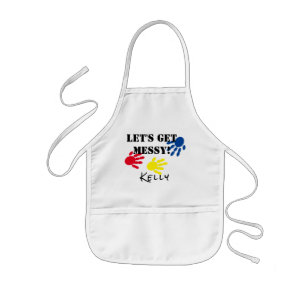 Let's Get Messy! Personalized Kids Apron