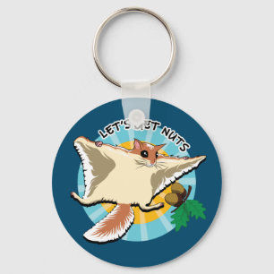 Let's Get Nuts - Flying Squirrel Keychain