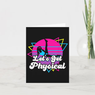 Let's Get Physical Fitness Workout 80s Gift Card
