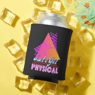Let's Get Physical For A Fitness 80's Can Cooler