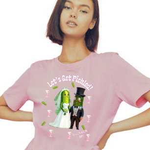 Let's Get Pickled Bachelorette Party Tri-Blend Shirt