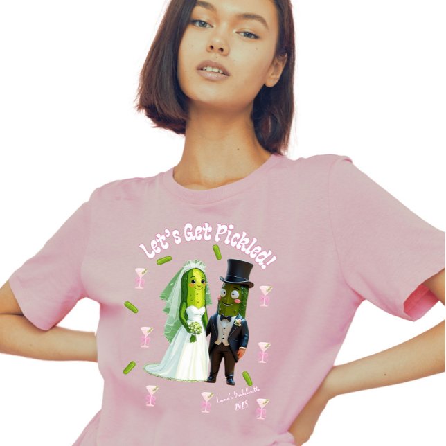 Let's Get Pickled Bachelorette Party Tri-Blend Shirt (Creator Uploaded)