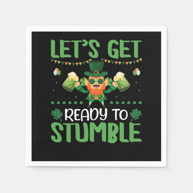 Let's Get Ready To Stumble Napkin (Front)