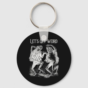 Let's Get Really Weird Dancing Frogs Strange Fairy Keychain