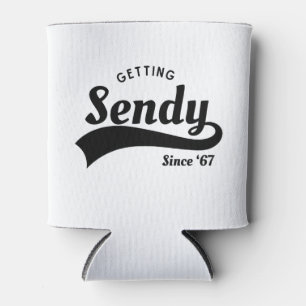 Let's Get Sendy Mason 67 Meme Vintage  Can Cooler