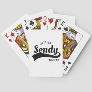 Let's Get Sendy Mason 67 Meme Vintage  Playing Cards
