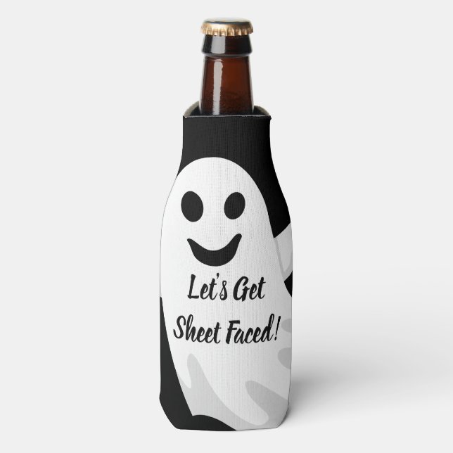 Let's Get Sheet Faced! Bottle Cooler (Bottle Front)
