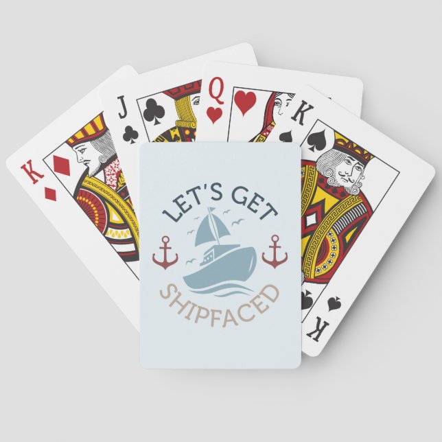 Let's Get Shipfaced Playing Cards (Back)
