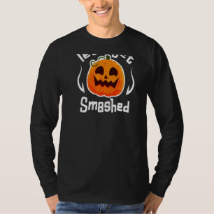 Let's Get Smashed Pumpkin Crying Couple Matching T-Shirt