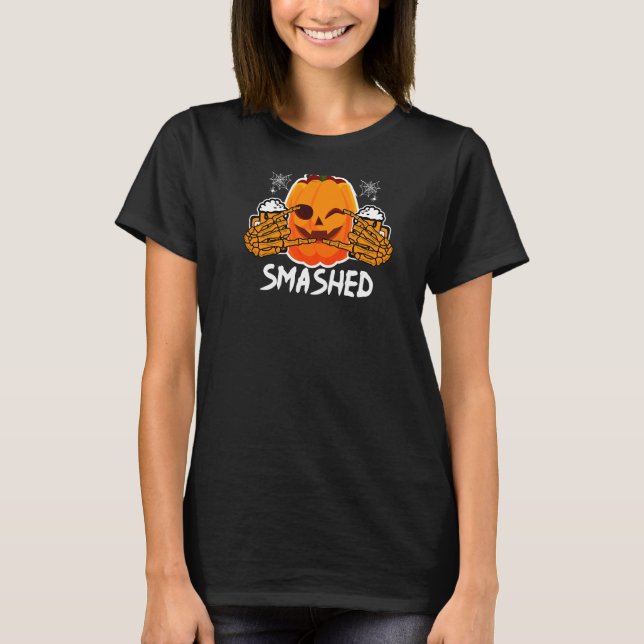 Let's Get Smashed Pumpkin Trick Hand Magic T-Shirt (Front)