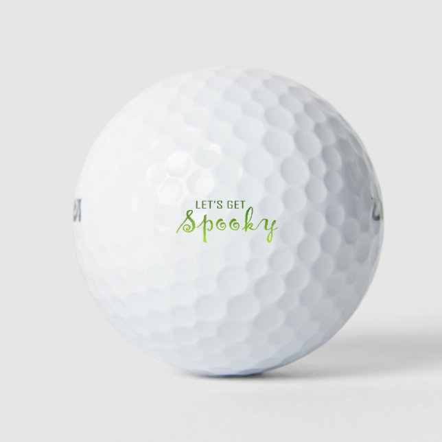 lets get spooky 2 golf balls (Front)