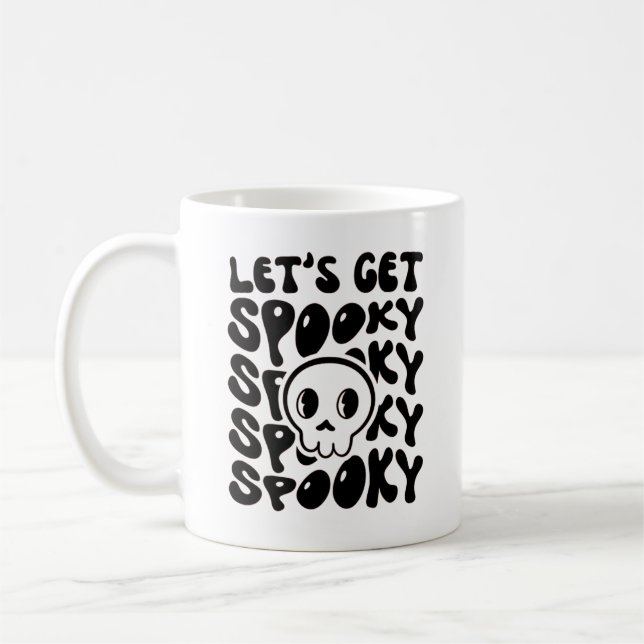 Lets Get Spooky Coffee Mug (Left)
