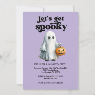 Let's Get Spooky,Halloween party Invitation