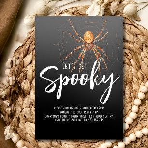 Let's get spooky! halloween party invitation