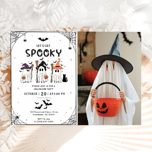 Let's Get Spooky Halloween Party Invitation