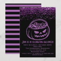 LET'S GET SPOOKY HALLOWEEN PARTY INVITATION