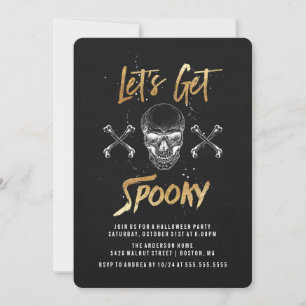 Let's Get Spooky Halloween Party Invitation