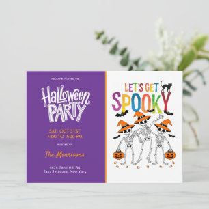 Let's Get Spooky Halloween Party Invitation